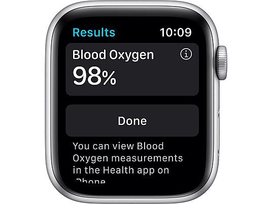 Apple Watch Series 6 Aluminium 40 mm (2020) | GPS | srebrny | czarny pasek sportowy, image 1 of 2