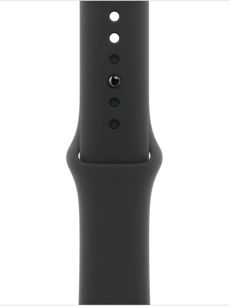 Apple Watch Series 6 Aluminium 40 mm (2020) | GPS | srebrny | czarny pasek sportowy, image 2 of 2