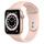 Apple Watch Series 6 Aluminium 44 mm (2020) | GPS + Cellular | gold | Sportarmband Sandrosa thumbnail 1/2