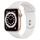 Apple Watch Series 6 Aluminium 44 mm (2020) | GPS + Cellular | goud | Sportbandje wit thumbnail 1/2