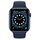 Apple Watch Series 6 Aluminium 44 mm (2020) | GPS | blå | Sportband Djupblå marin thumbnail 2/2