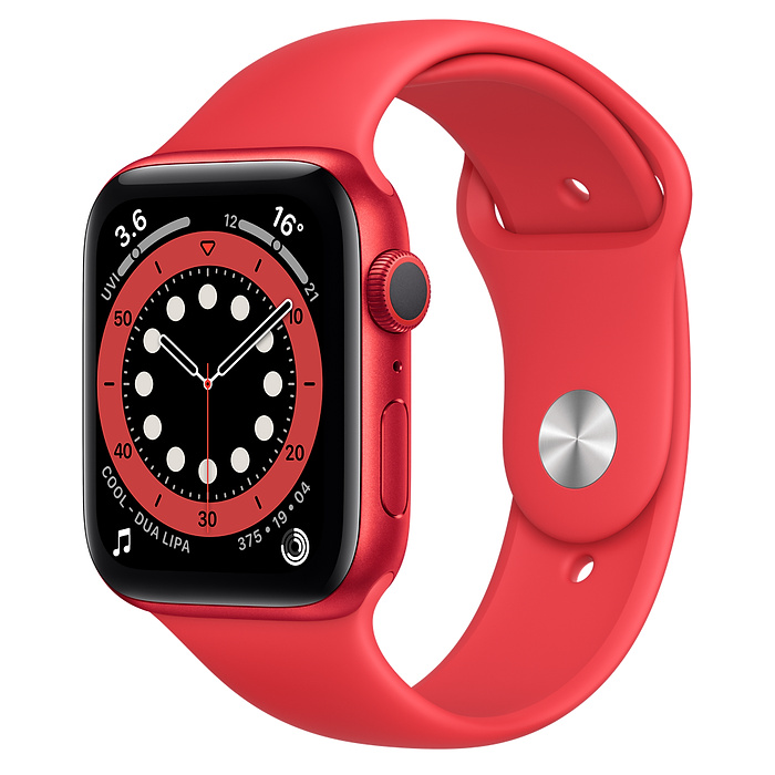 Apple Watch Series 6 Aluminum 44 mm (2020) | GPS | red | Sport 