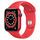 Apple Watch Series 6 Aluminium 44 mm (2020) | GPS | czerwony | Pasek sportowy w kolorze czerwony thumbnail 1/2