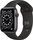 Apple Watch Series 6 Aluminium 44 mm (2020) | GPS + Cellular | gwiezdna szarość | Pasek sportowy w kolorze czarny thumbnail 1/2