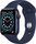 Apple Watch Series 6 Aluminium 44 mm (2020) | GPS + Cellular | blauw | Sportbandje donkermarineblauw thumbnail 1/2