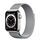 Apple Watch Series 6 Rustfrit stål 40 mm (2020) | sølv | Milano-urrem Sølv thumbnail 1/2