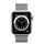 Apple Watch Series 6 Ruostumaton teräs 40 mm (2020) | hopea | Milanese-ranneke hopea thumbnail 2/2