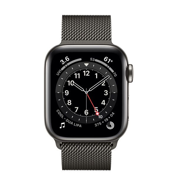 Apple Watch Series 6 Stainless steel 40 mm (2020) | graphite | Milanese Band Graphite 2