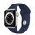Apple Watch Series 6 Edelstahl 40 mm (2020) | silber | Sportarmband Dunkelmarine, thumbnail 1 of 2