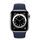 Apple Watch Series 6 Edelstahl 40 mm (2020) | silber | Sportarmband Dunkelmarine, thumbnail 2 of 2