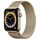 Apple Watch Series 6 Roestvrij Staal 44 mm (2020) | goud | Milanees bandje goud thumbnail 1/2