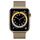 Apple Watch Series 6 Edelstahl 44 mm (2020) | gold | Milanaise Armband Gold thumbnail 2/2