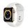 Apple Watch Series 6 Acier 44 mm (2020) | or | Bracelet Sport blanc thumbnail 1/2