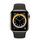 Apple Watch Series 6 Rostfritt stål 44 mm (2020) | guld | Sportband svart thumbnail 2/2