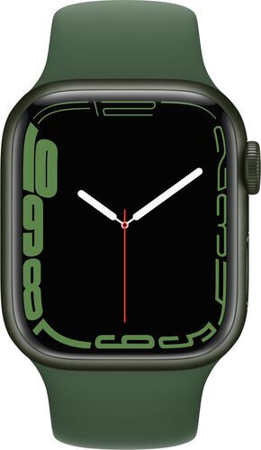 Apple Watch Series 7 Aluminum 41 mm (2021) | GPS + Cellular | green | Sport Band Clover