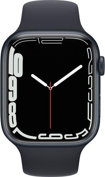 Apple Watch Series 7 Aluminium 45 mm (2021) | GPS + Cellular | Midnight | Sportbandje Middernacht 2