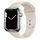 Apple Watch Series 7 Aluminum 45 mm (2021) | GPS | silver | Sport Band Starlight thumbnail 1/2