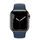 Apple Watch Series 7 Roestvrij Staal 41 mm (2021) | GPS + Cellular | grafiet | Sportbandje donkerblauw thumbnail 2/2