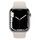 Apple Watch Series 7 Acier 45 mm (2021) | GPS + Cellular | argent | Bracelet Sport Lumière stellaire thumbnail 2/2