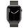 Apple Watch Series 7 Roestvrij staal 45 mm (2021) | GPS + Cellular | grafiet | Milanees bandje grafiet thumbnail 2/2