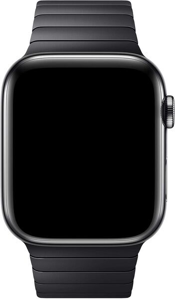 Apple Watch Series 7 Edelstahl 45 mm (2021) | GPS + Cellular | graphit | Link Armband Space Black 2