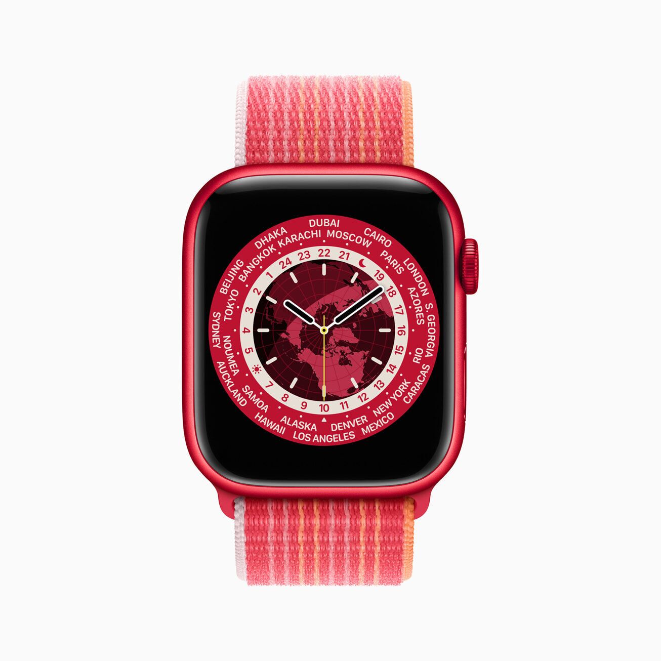 Apple Watch Series 8 Aluminium 41 mm (2022) GPS (PRODUCT)RED Sport Loop (PRODUCT)RED