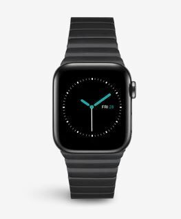 Apple Watch Series 8 от неръждаема стомана 41 mm (2022) | GPS + Cellular | графит | Лента за ръка Space Black, image 1 of 2