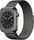 Apple Watch Series 8 Aço Inoxidável 45 mm (2022) | GPS + Cellular | grafite | bracelete Milanaise grafite thumbnail 1/3