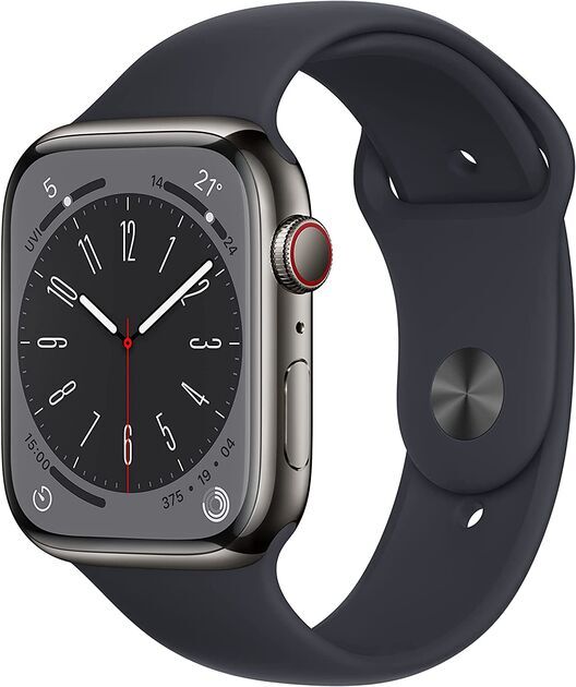 Apple Watch Series 8 Acciaio inossidabile 45 mm (2022) | GPS + Cellular ...