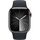 Apple Watch Series 9 Rostfritt stål 41 mm (2023) | GPS + Cellular | grafit | Sportband Midnatt M/L thumbnail 2/2