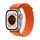 Apple Watch Ultra (2022) | 49 mm | GPS + Cellular | silber | Alpine Loop orange Medium thumbnail 1/3