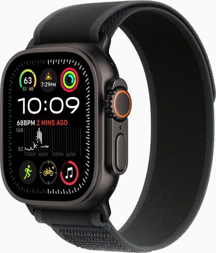 Like New: Apple Watch Ultra 2 (2024) | GPS + Cellular | black | Trail Loop black M/L