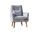 Aria sofa bed set wood veneer gray | grey, thumbnail 1 of 4