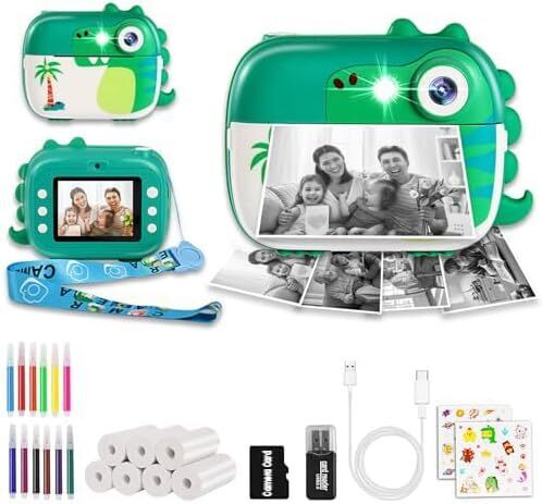 ARNSSIEN M3 instantcamera voor kinderen | groen, image 1 of 1