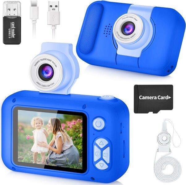 ARNSSIEN X101 digitale camera voor kinderen | blauw, image 1 of 1