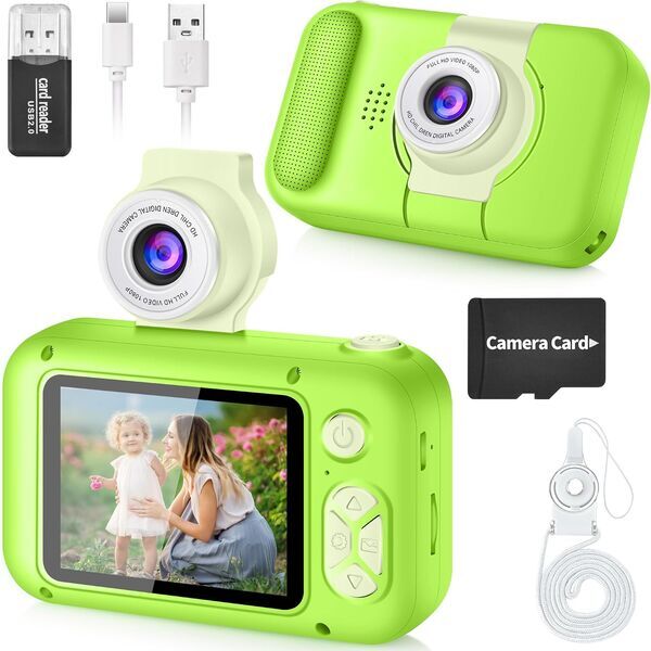 ARNSSIEN X101 Digital Camera for Kids | green, image 1 of 1
