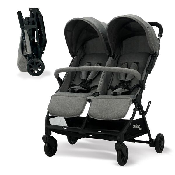 Asalvo Henry Doppelbuggy | grey, image 1 of 3