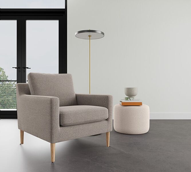 Astha armchair Agnes Brown | brown, image 1 of 4