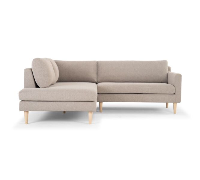 Astha sofa left chaise longue Agnes Brown | brown, image 1 of 4