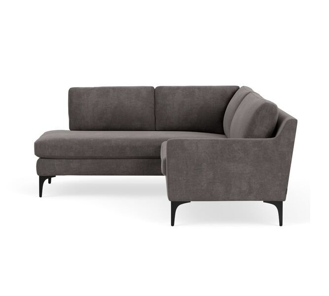 Astha sofa left chaise longue Danny Steel Grey | grey, image 1 of 4