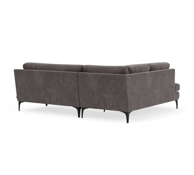 Astha sofa left chaise longue Danny Steel Grey | grey, image 2 of 4
