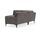 Astha sofa left chaise longue Danny Steel Grey | grey, thumbnail 3 of 4