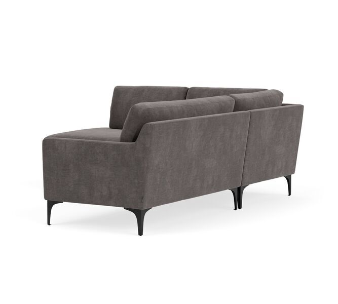 Astha sofa left chaise longue Danny Steel Grey | grey, image 3 of 4