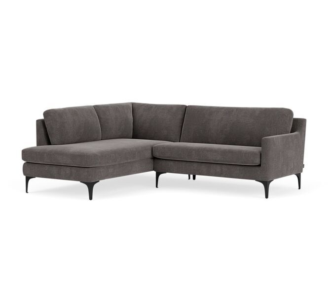 Astha diivan vasak poollamamistool Danny Steel Grey | hall, image 1 of 5