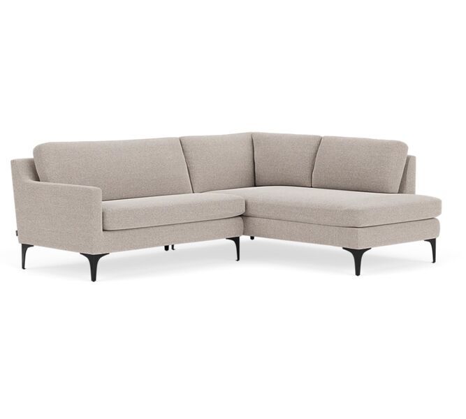 Astha sofa right chaise longue Agnes Brown | brown, image 1 of 4