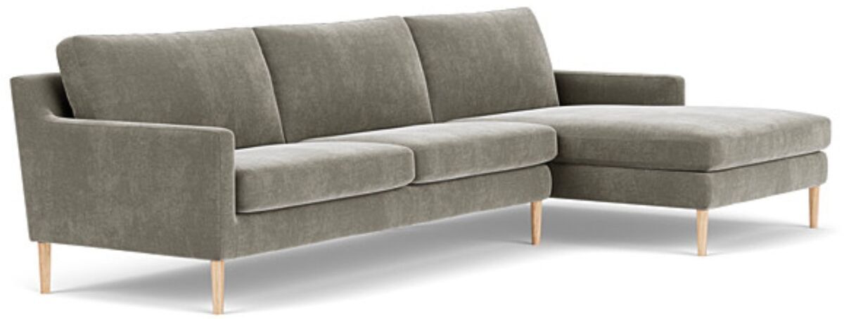 Astha soffa höger schäslong Planet Grey