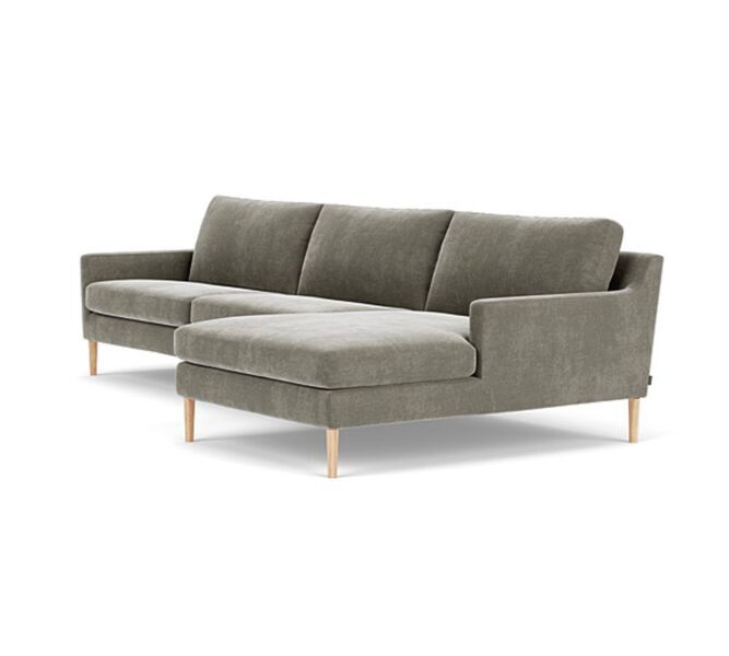 Astha Sofa Right Chaise Longue Planet grey green | grey, image 3 of 4