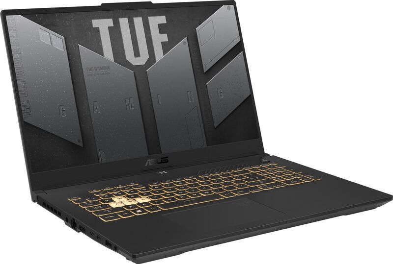 ASUS TUF Gaming F17 FX707ZM | i7-12700H | 17.3" | 16 GB | 1 TB SSD | RTX 3060 | Bakgrundsbelyst tangentbord | grå | Win 11 Home | AR 2