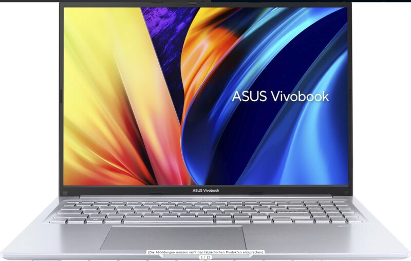 ASUS Vivobook 16X M1603QA | Ryzen 5 5600H | 16" | 8 GB | 1 TB SSD | Tastaturbeleuchtung | silber | Win 11 Home | US 1