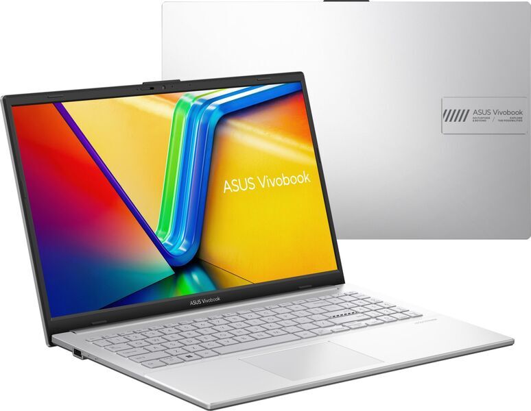 ASUS Vivobook Go 15 OLED E1504FA | Ryzen 5 7520U | 15.6" | 16 GB | 512 GB SSD | Tastaturbeleuchtung | Win 11 Home | silber | ES 1